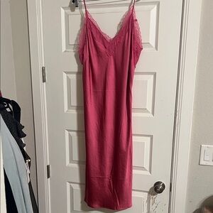 Express Pink Slip Dress